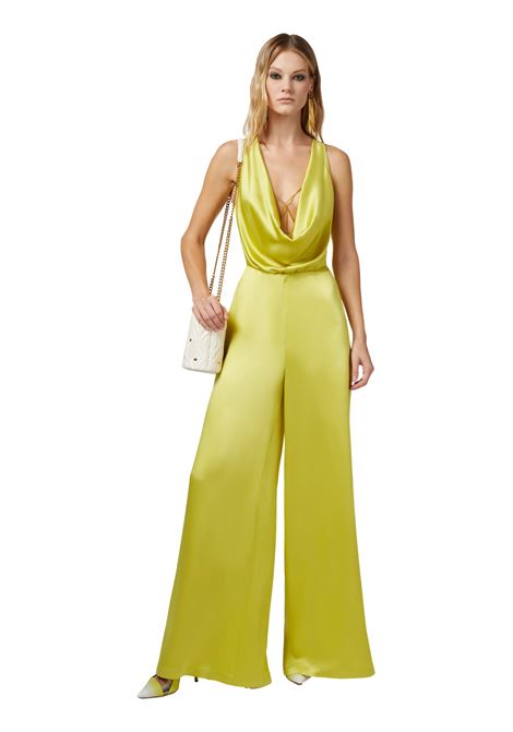 Fluid crepe jumpsuit with bra accessory ELISABETTA FRANCHI | dress | TU02042E2271
